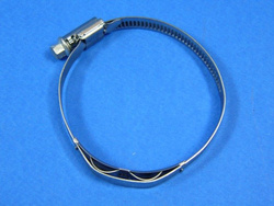 Obejma skrętna przewodu intercoolara z tłumikiem 60-80 mm / prze