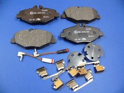 Klocki hamulcowe przednie z czujnikami W 211 ATE