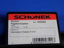 Dywaniki gumowe W 207  W 212