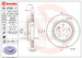 Tarcza hamulcowa tylna wentylowana   W 204 C 207  300 mm