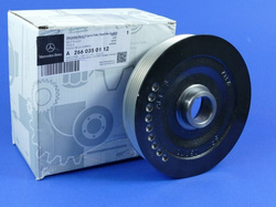 Koło pasowe z tłumikiem OM 266 9 .. W 169 W 245 START STOP