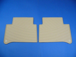 Dywaniki gumowe "BEŻOWE"  W 211 4 MATIC