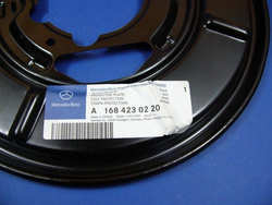 Tarcza kotwiczna tylna prawa  szczęk hamulcowych    W 168 VANEO