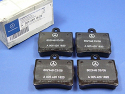 Klocki hamulcowe tylne W 202