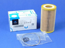 Wkład filtra oleju OM 611, 612, 646, 647 2.2 - 2.7 CDi, 2.7 CRD