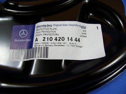 Tarcza kotwiczna szczęk hamulcowych tylna lewa W 124 W 170 W 202 W 208 W 210