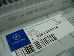 Filtr kabiny węglowy SPRINTER 906