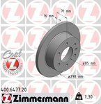Tarcza hamulcowa  tylna  CRAFTER SPRINTER 906 / 907 / 910  298 mm
