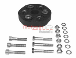 Przegub elastyczny wału  przód W 124 W 201 80 mm