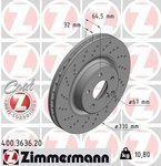 Tarcza hamulcowa  przód W 211 R 230  SPORTPAKET 330 mm