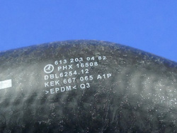 Przewód gumowy  pompa wody / łącznik  W 210 W 220  3.2 CDI