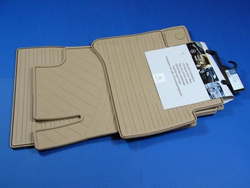 Dywaniki gumowe "BEŻOWE"  W 211 4 MATIC