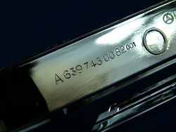 Listwa tylnej klapy  VIANO VITO 639  CHROM