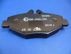 Klocki hamulcowe przednie z czujnikami W 211 ATE