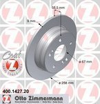 Tarcza hamulcowa tylna  W 124  W 201 W 202
