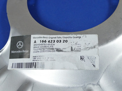 Tarcza kotwiczna tylna prawa szczęk hamulcowych  X 166  W 166 W 292