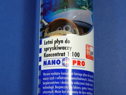 Koncetrat płynu letniego 1:100  SONAX Extreme  NANO PRO 250 ml.